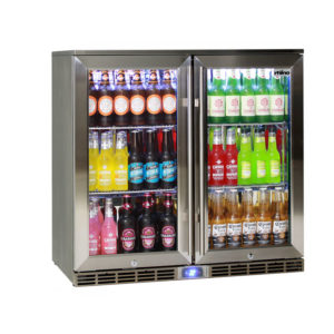 Double door alfresco bar fridges